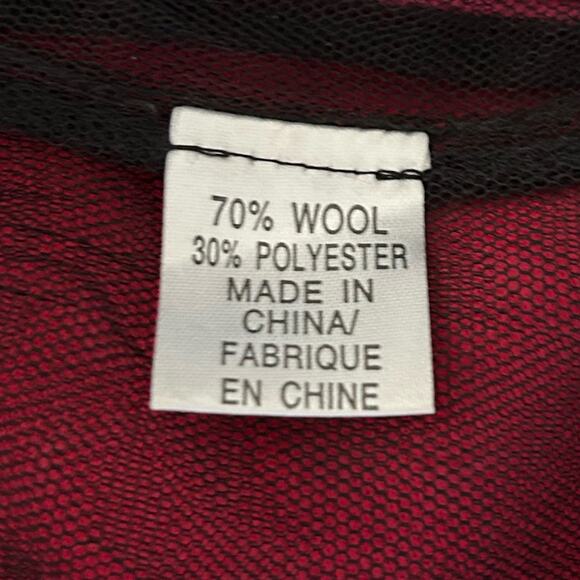 Sozoelegant cheap and chic wool blend pink sleeveless pea coat vest bows cosplay - Picture 8 of 9